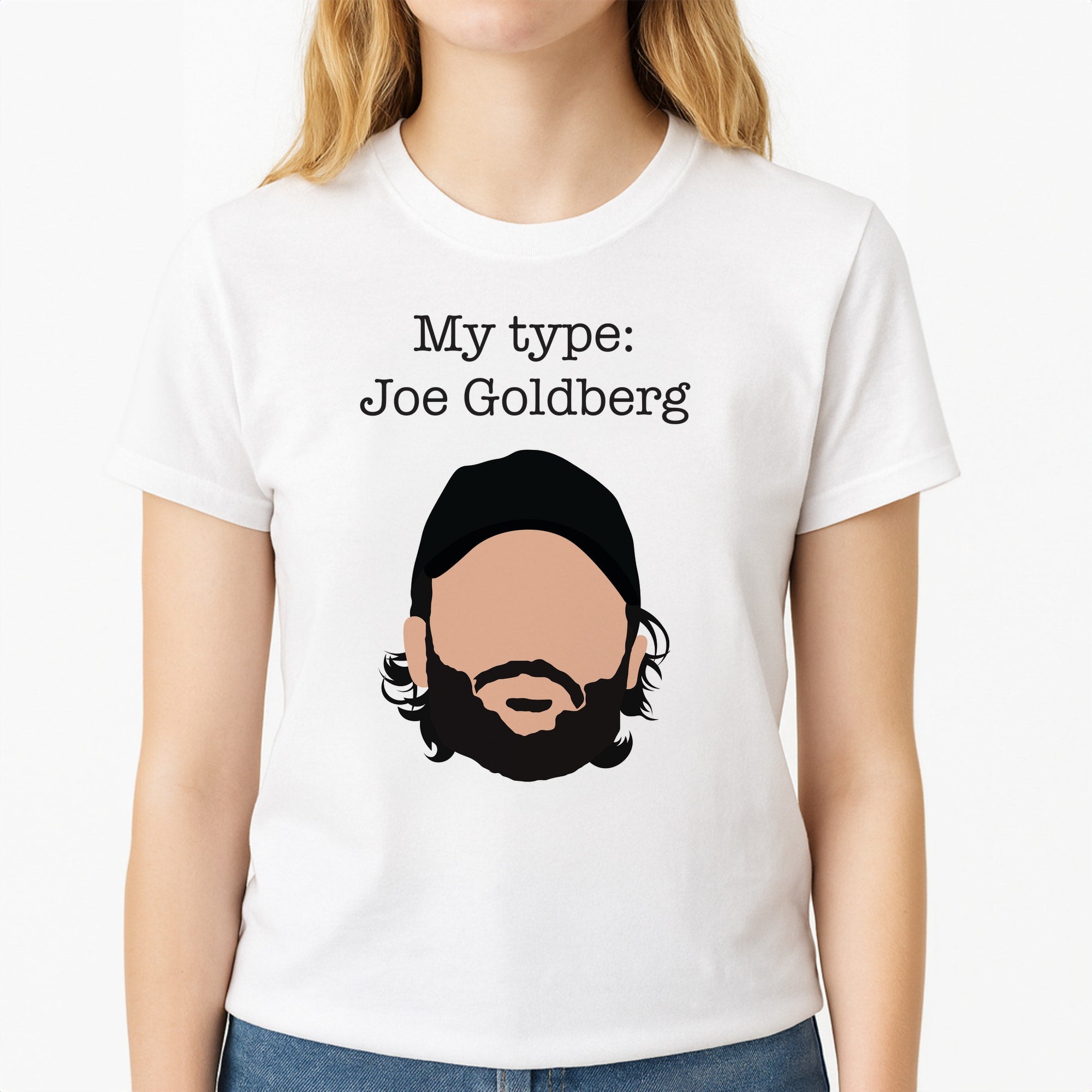 My Type: Joe Unisex T-Shirt, worn by a female model