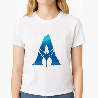 Alien World Logo Unisex T-Shirt, worn by a female model