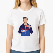 Ted Drinking Tea T-Shirt 3