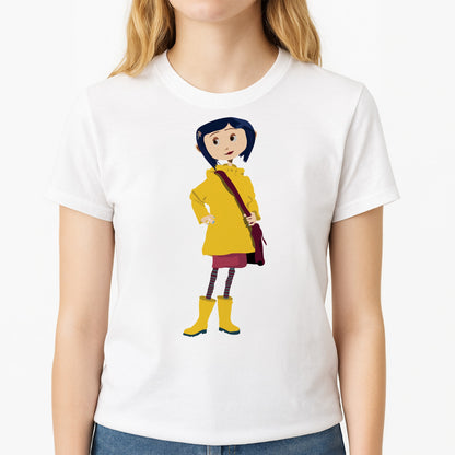 Cor - Halloween Unisex T-Shirt, worn by a female model