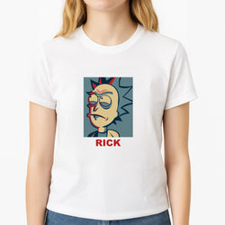 Rick Red - RAM Unisex T-Shirt, worn by a female model