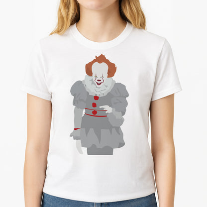 Pennywise - Clown Unisex T-Shirt, worn by a female model