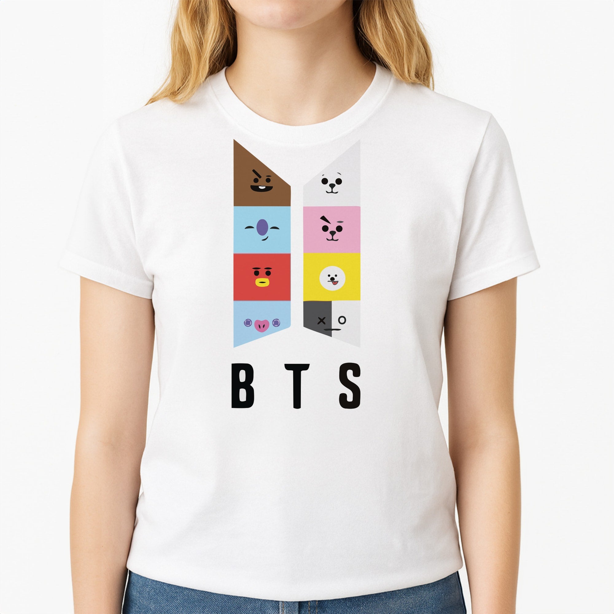 BT21 K-Pop Band Logo T-Shirt