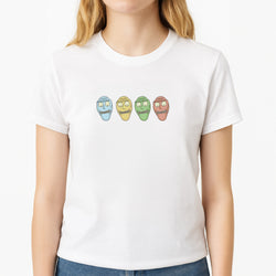 Get Schwifty - RAM Unisex T-Shirt, worn by a female model