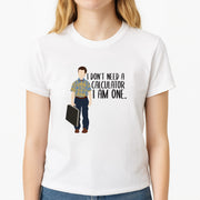 I Don't Need A Calculator - Sheldon T-Shirt 3