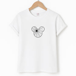 Fairytale Mouse Spider Web - Halloween Unisex T-Shirt