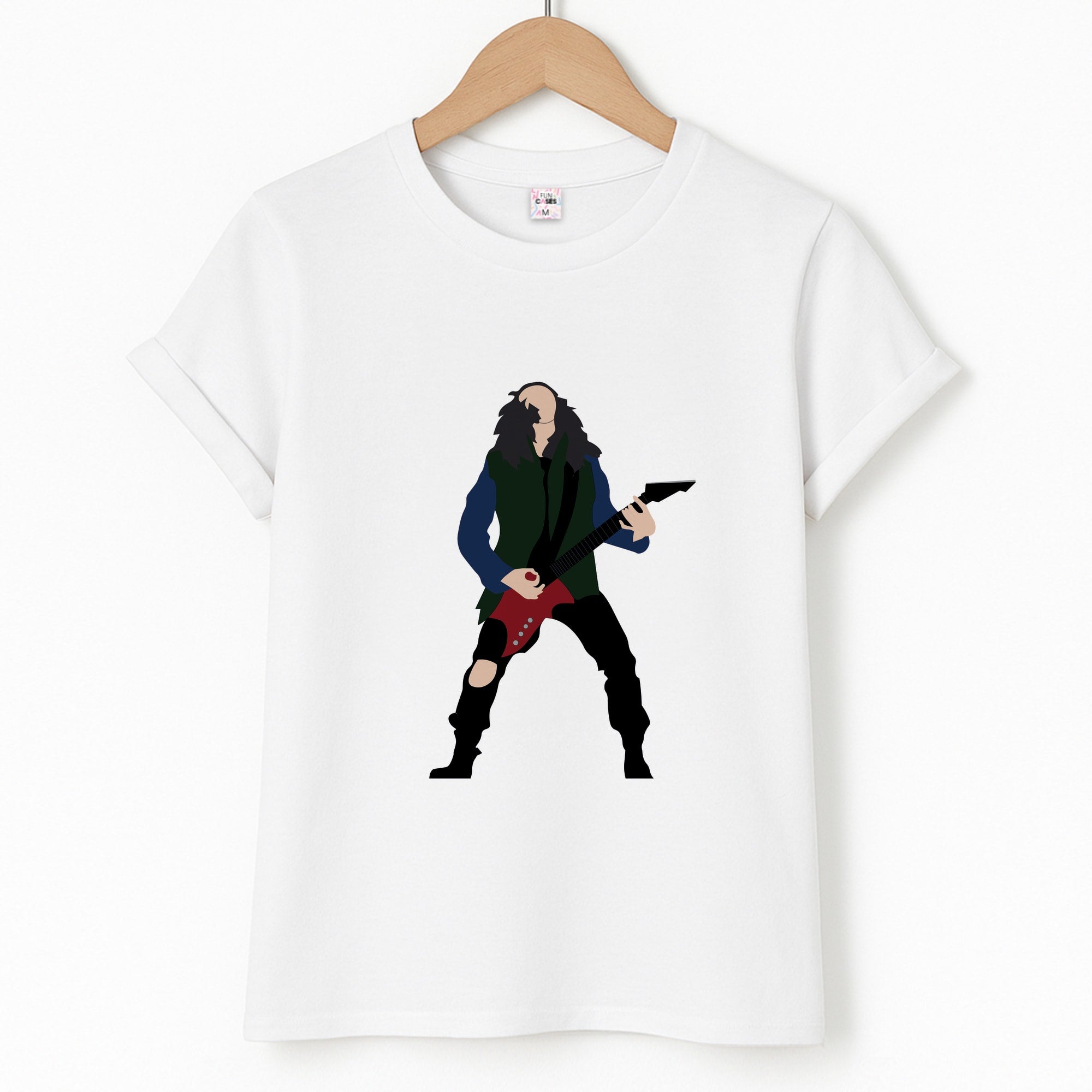 Eddie Munson Playing Guitar T-Shirt