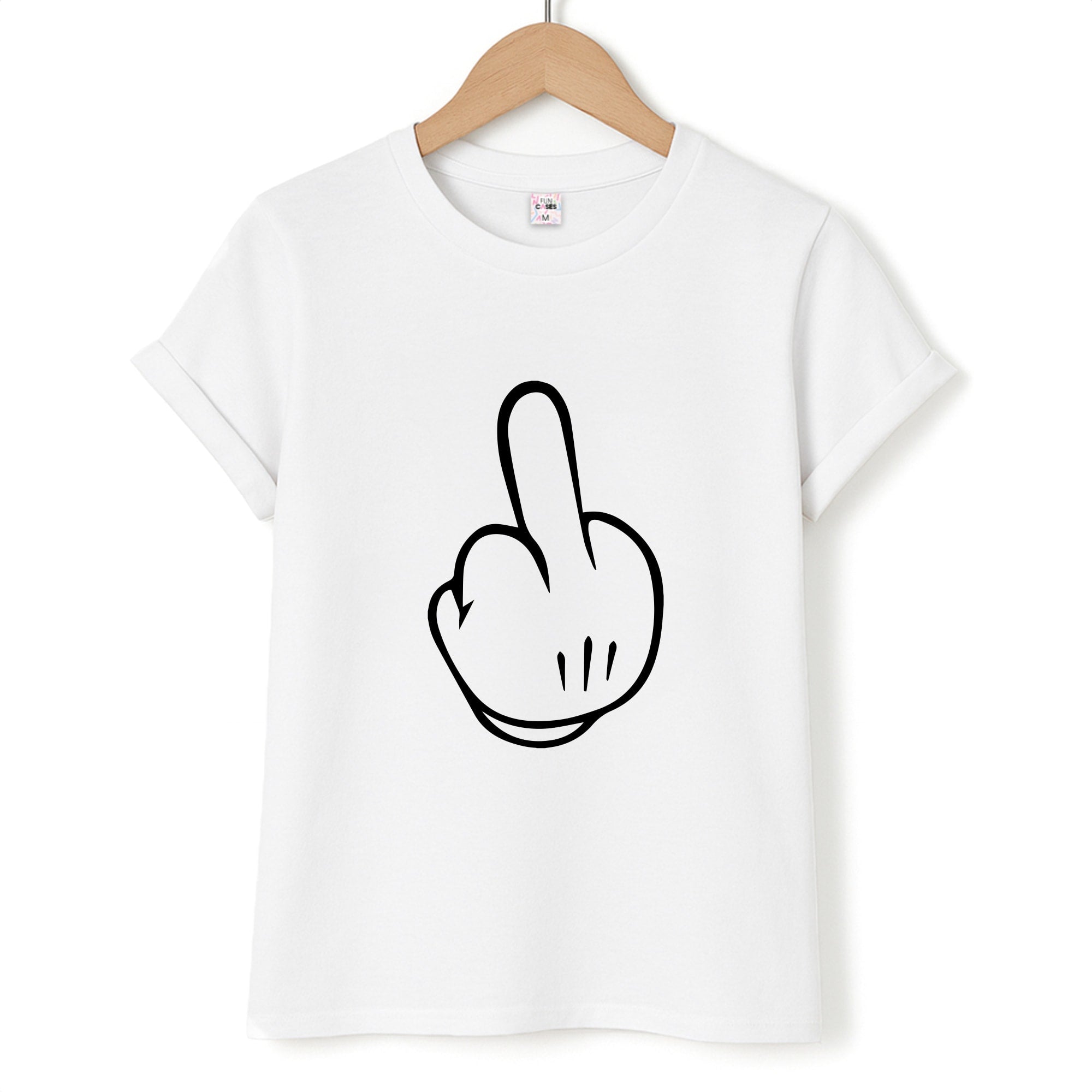 Fairytale Mouse Middle Finger Unisex T-Shirt