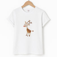 Watercolour Rudolph The Reindeer T-Shirt