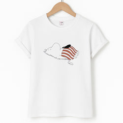 Moom On Grass Unisex T-Shirt