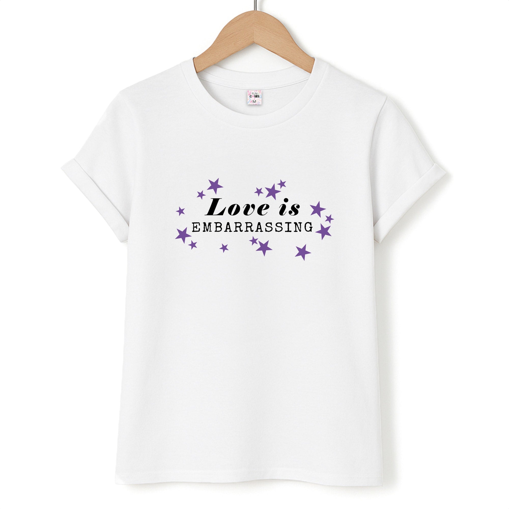 Love Is Embarrassing Note Unisex T-Shirt
