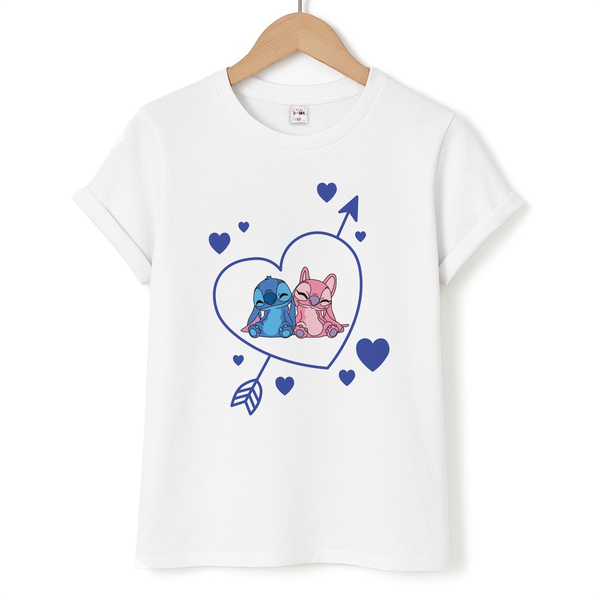 Arrow Heart - Pink Alien T-Shirt