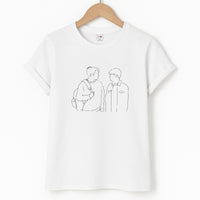 Outline - Heart TV T-Shirt