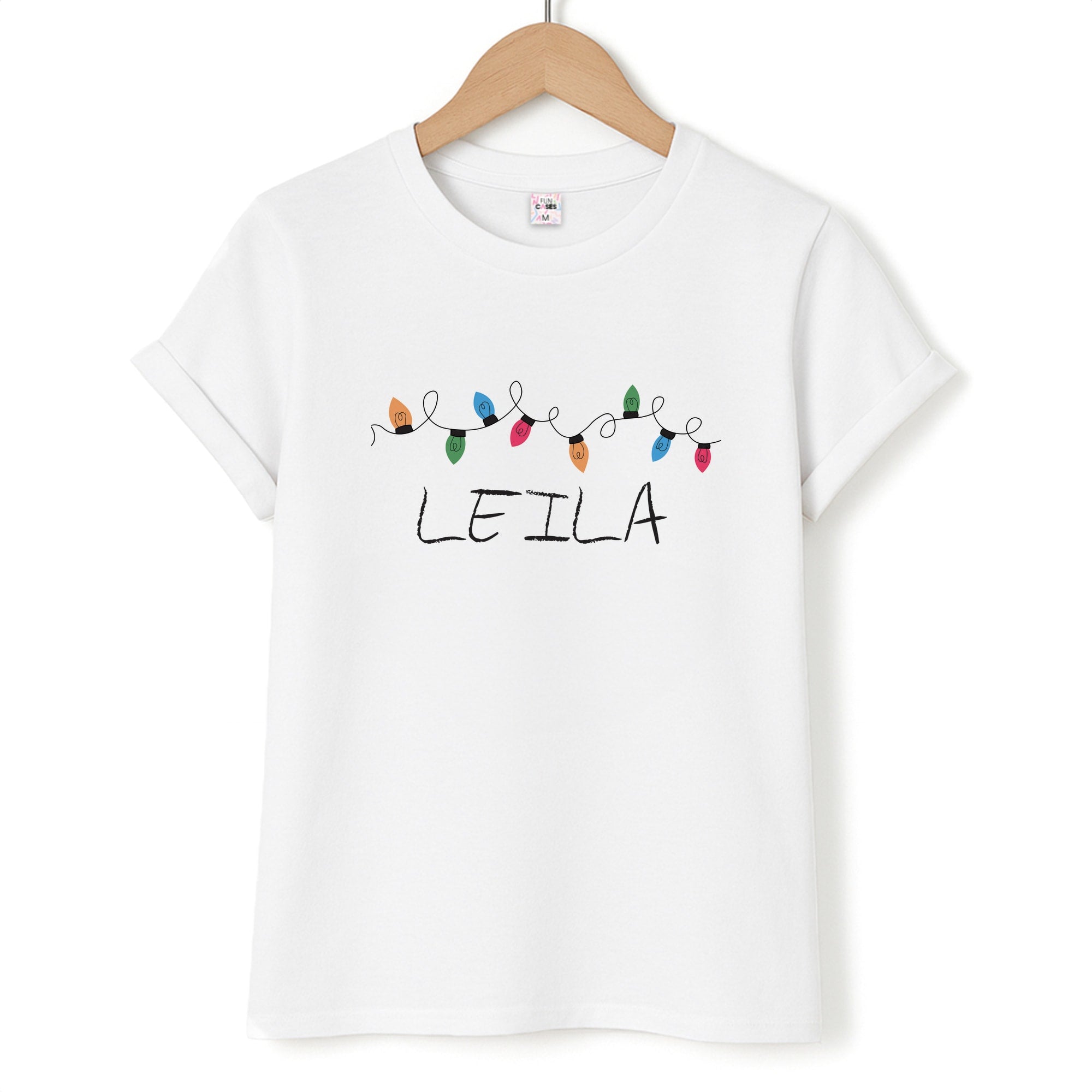 Fairy Lights - Personalised Stranger T-Shirt