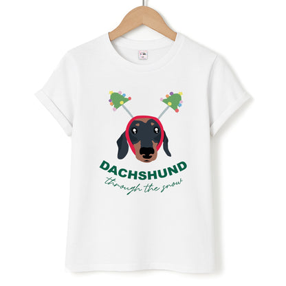 Dachshund Through The Snow Unisex T-Shirt