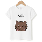 Meow Purple - Cats T-Shirt 1