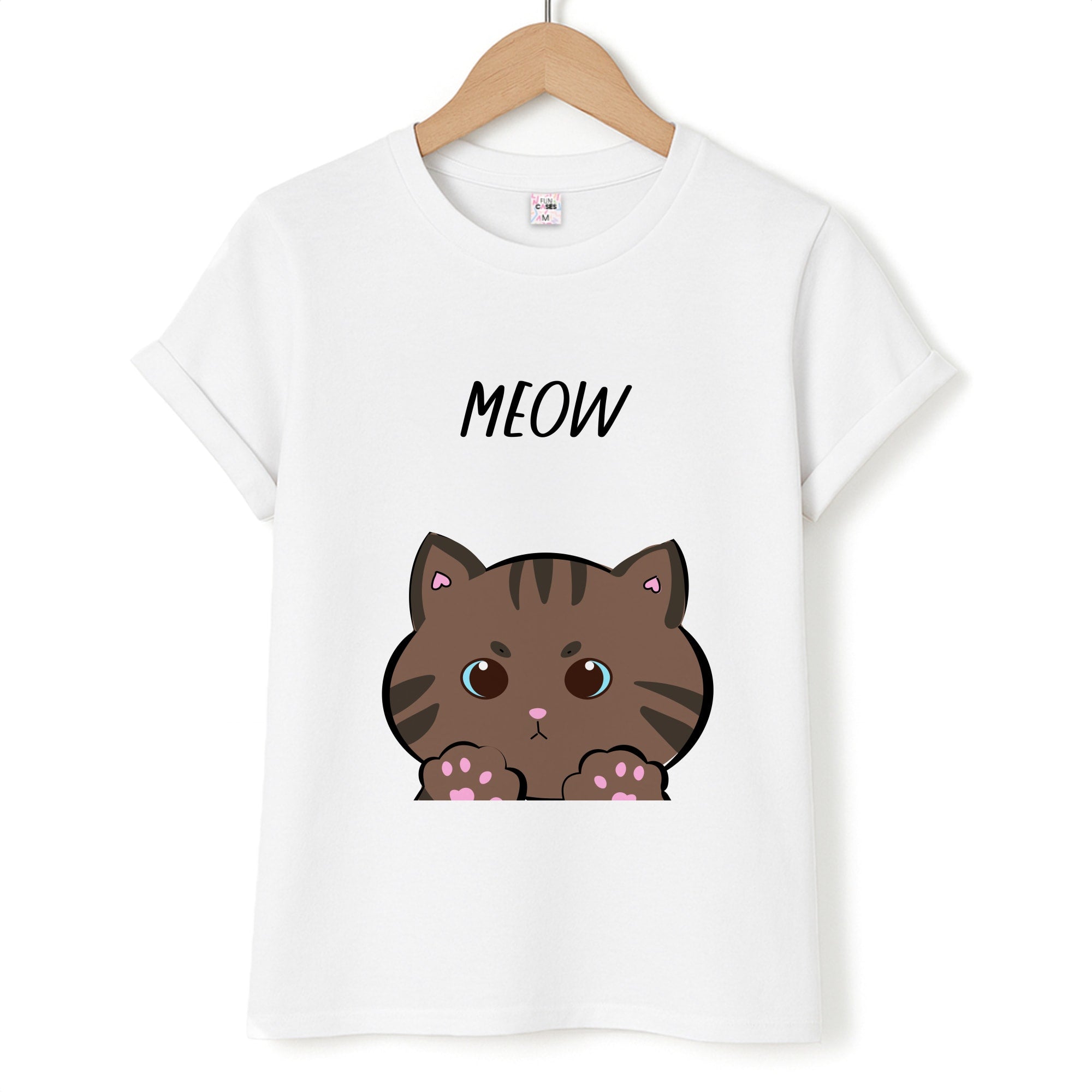 Meow Purple - Cats Unisex T-Shirt