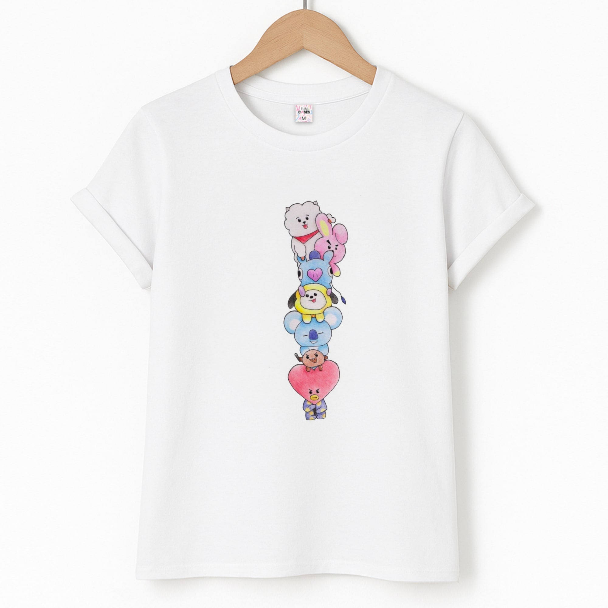 K-Pop Band BT21 Drawing T-Shirt