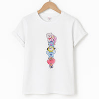 K-Pop Band BT21 Drawing T-Shirt