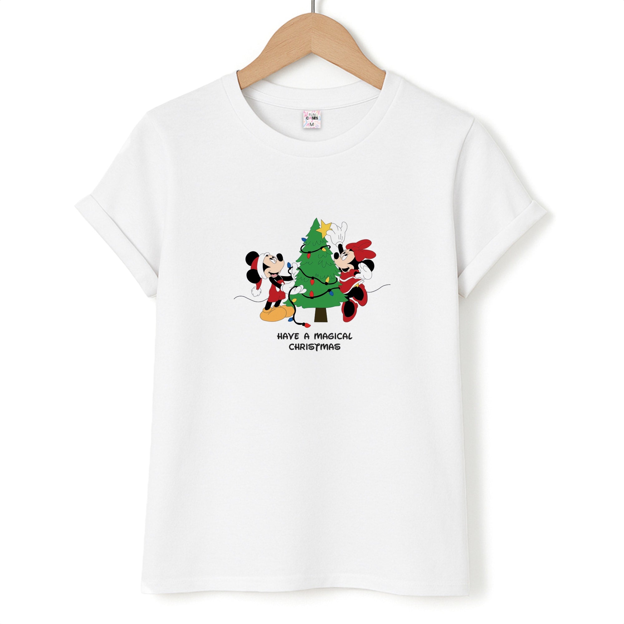 Festive Fairytale Mice - Christmas Unisex T-Shirt