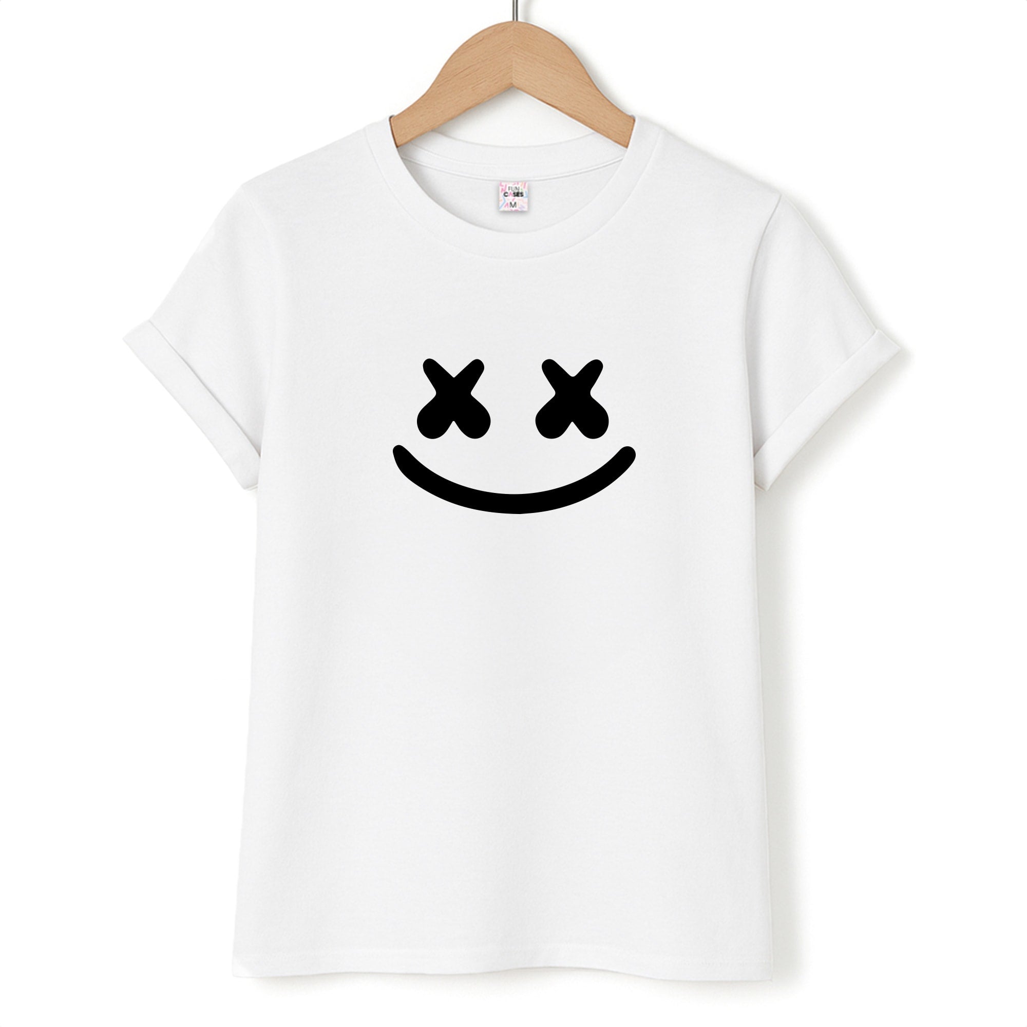Blue White Helmet DJ T-Shirt