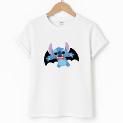Vampire Alien Blue Halloween T-Shirt