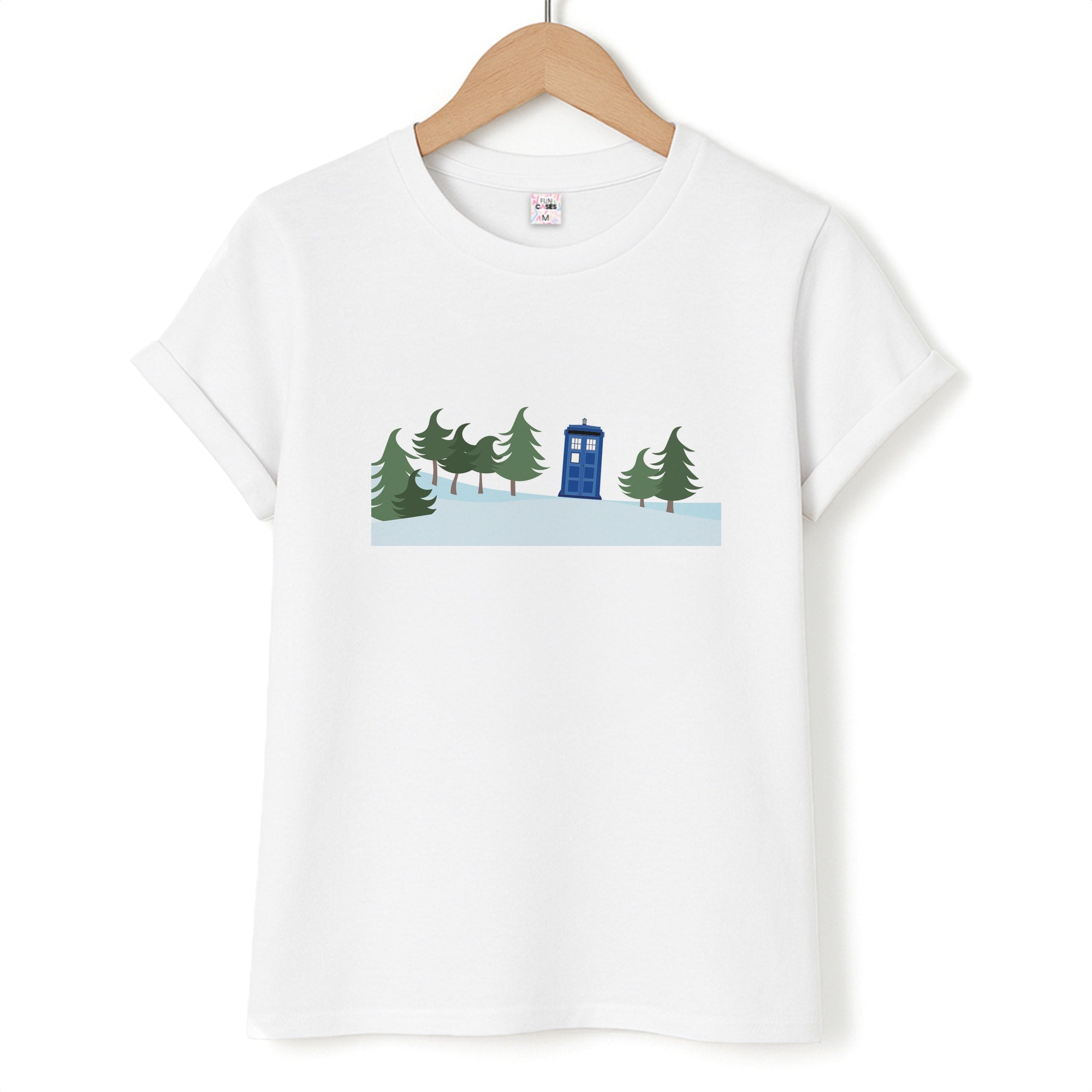 Christmas Tardis - Doctor Who Unisex T-Shirt