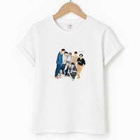 Casual K-Pop Band Band T-Shirt