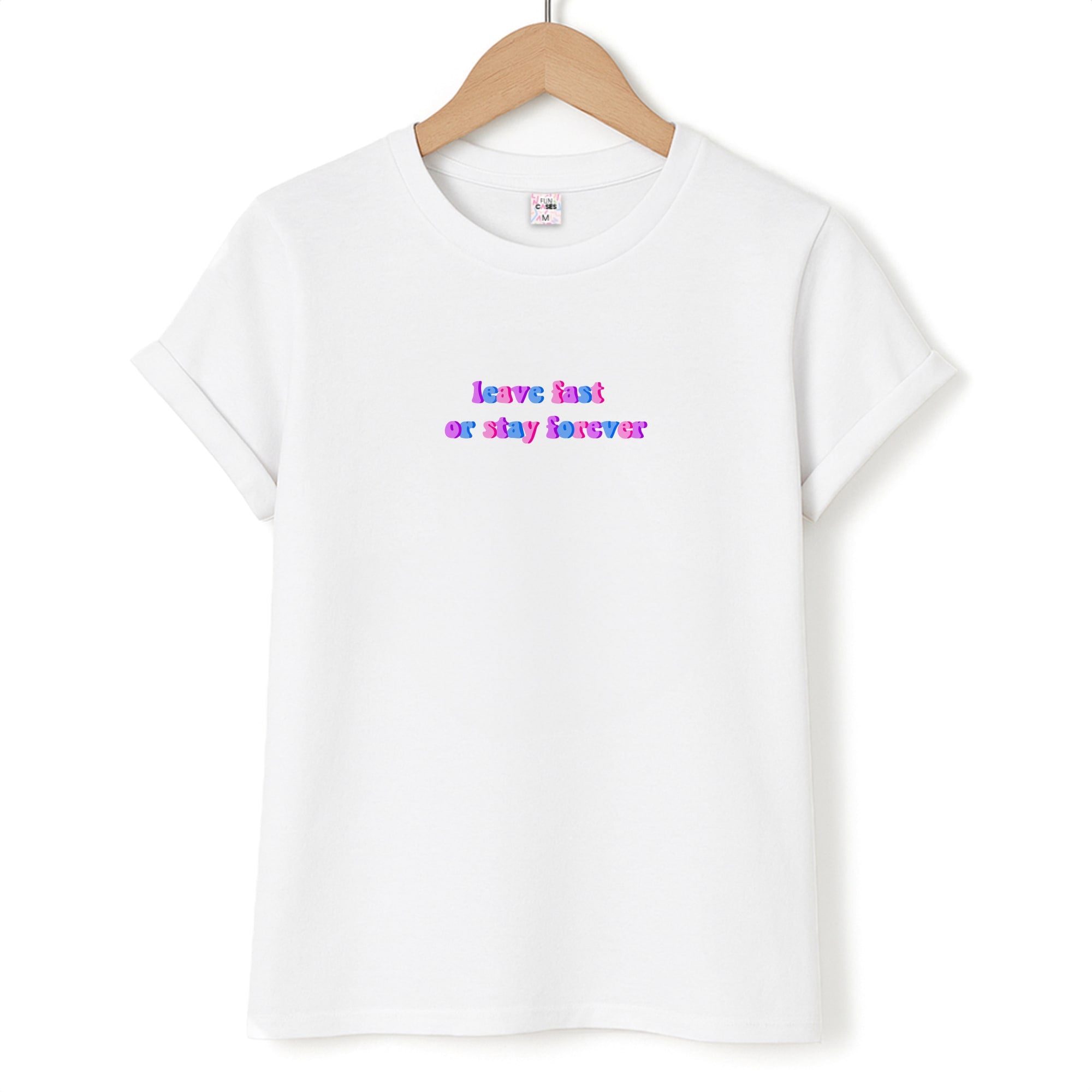 Leave Fast Or Stay Forever - Fender T-Shirt