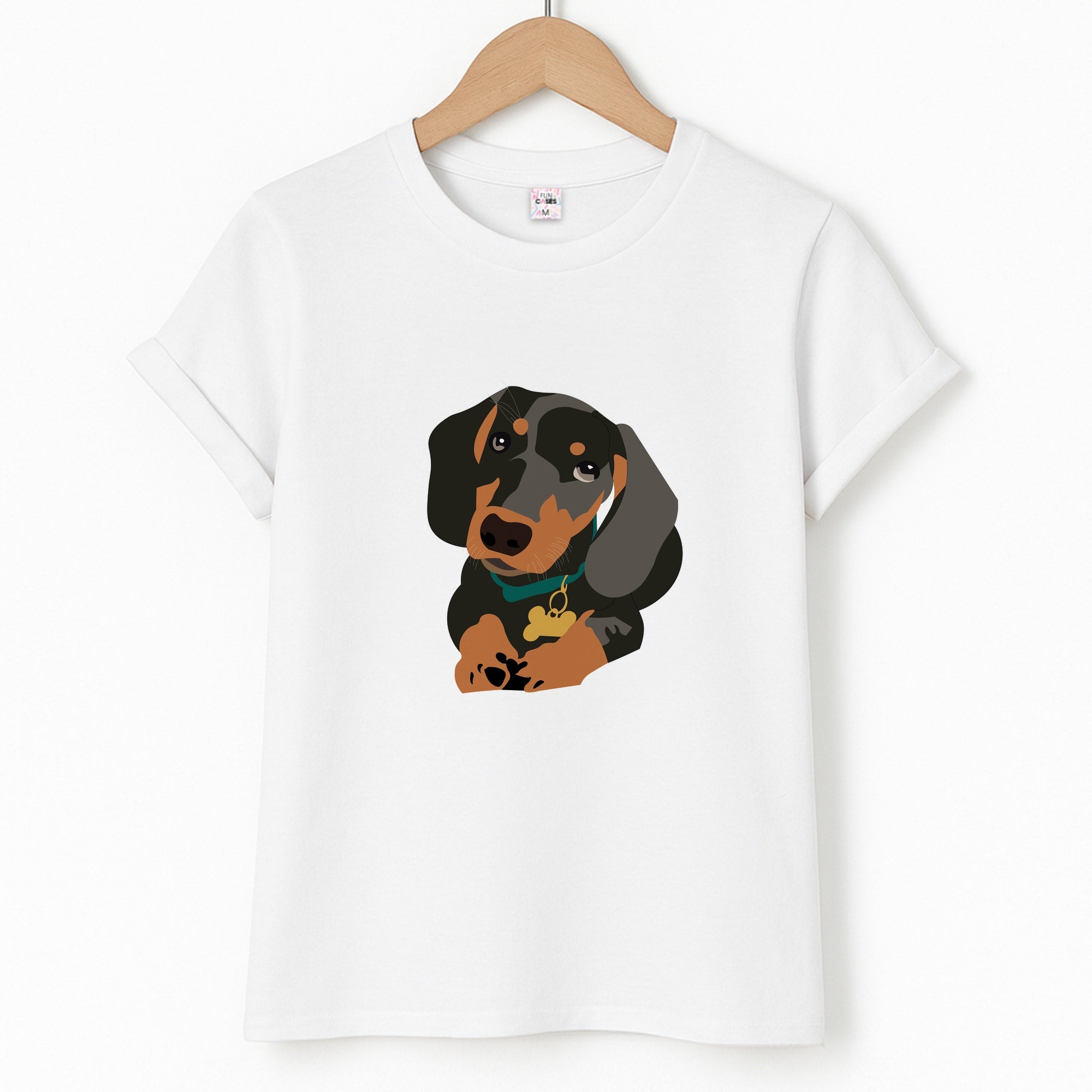 Black & brown - Dachshunds T-Shirt