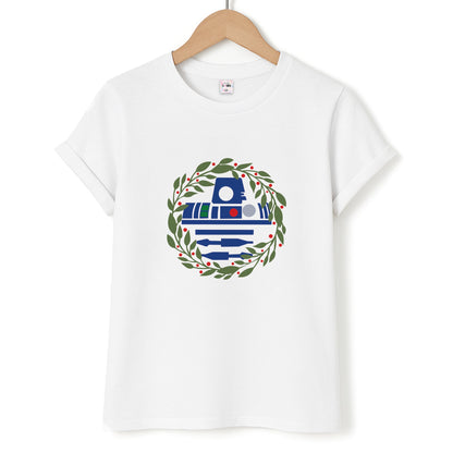 R2D2 Christmas Wreath Unisex T-Shirt