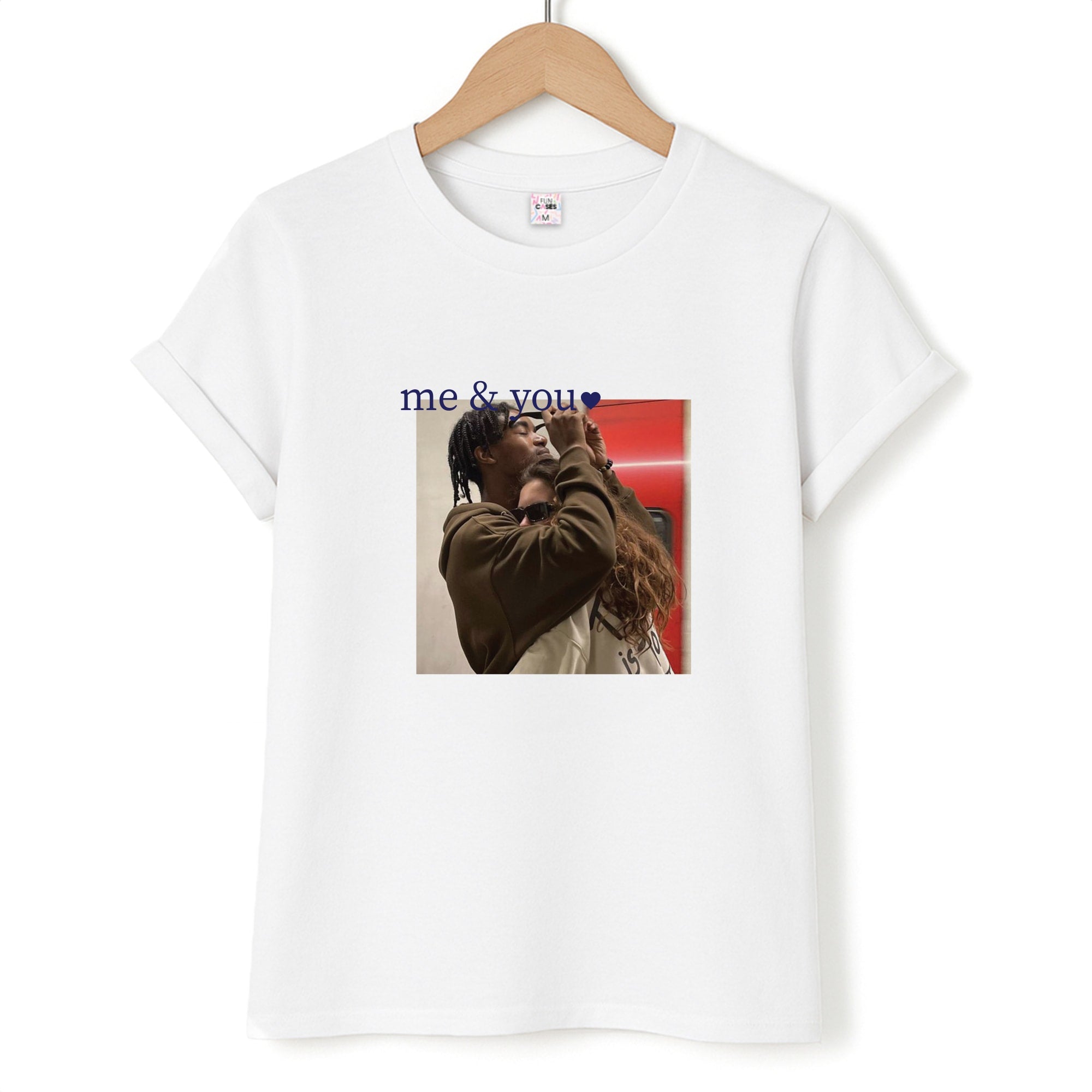 Me And You - Personalised Couples Unisex T-Shirt