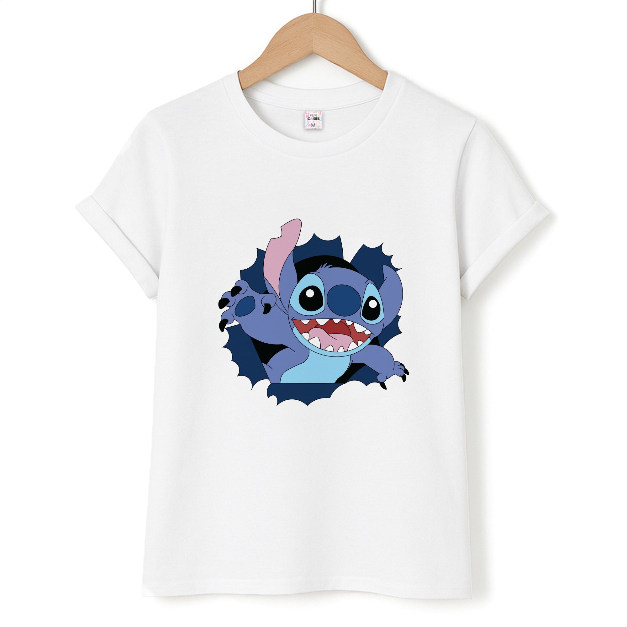 Torn Blue Alien T-Shirt