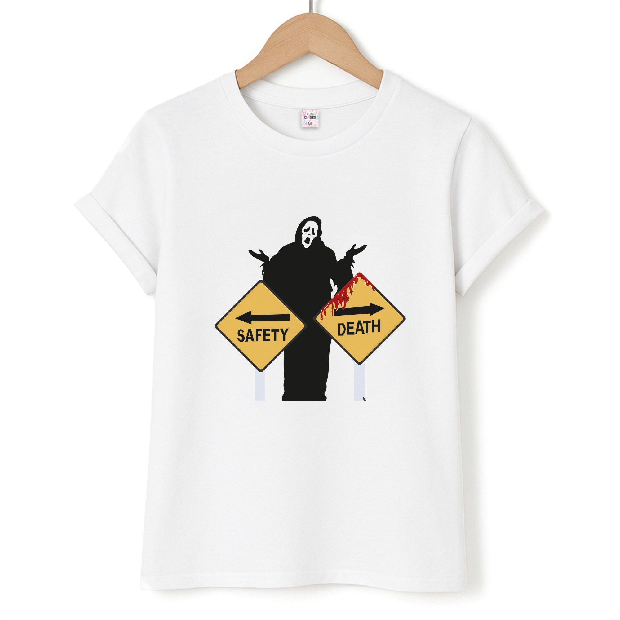 Safety Or Death - Scream Unisex T-Shirt