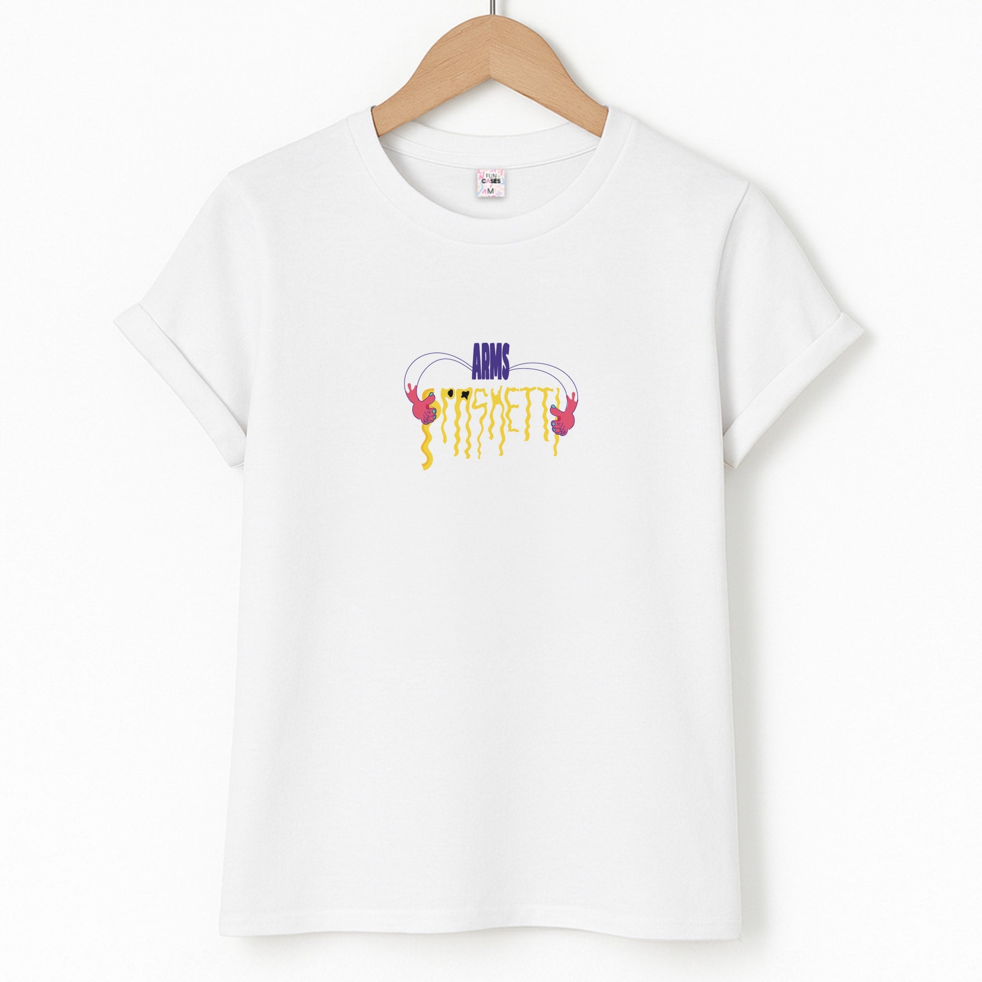 Arms Spaghetti - Pink T-Shirt