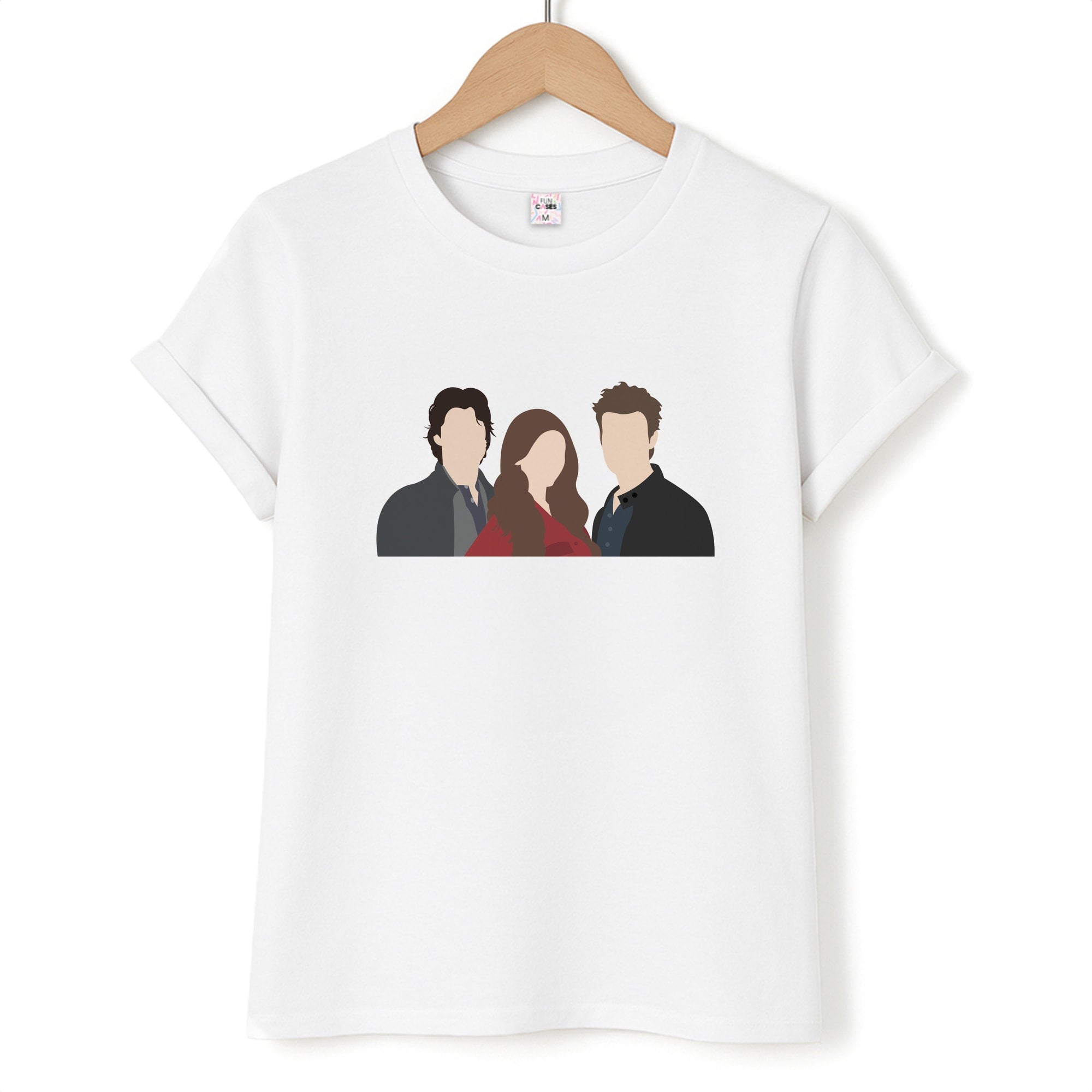 Elena, Damon And Stefan - VD T-Shirt
