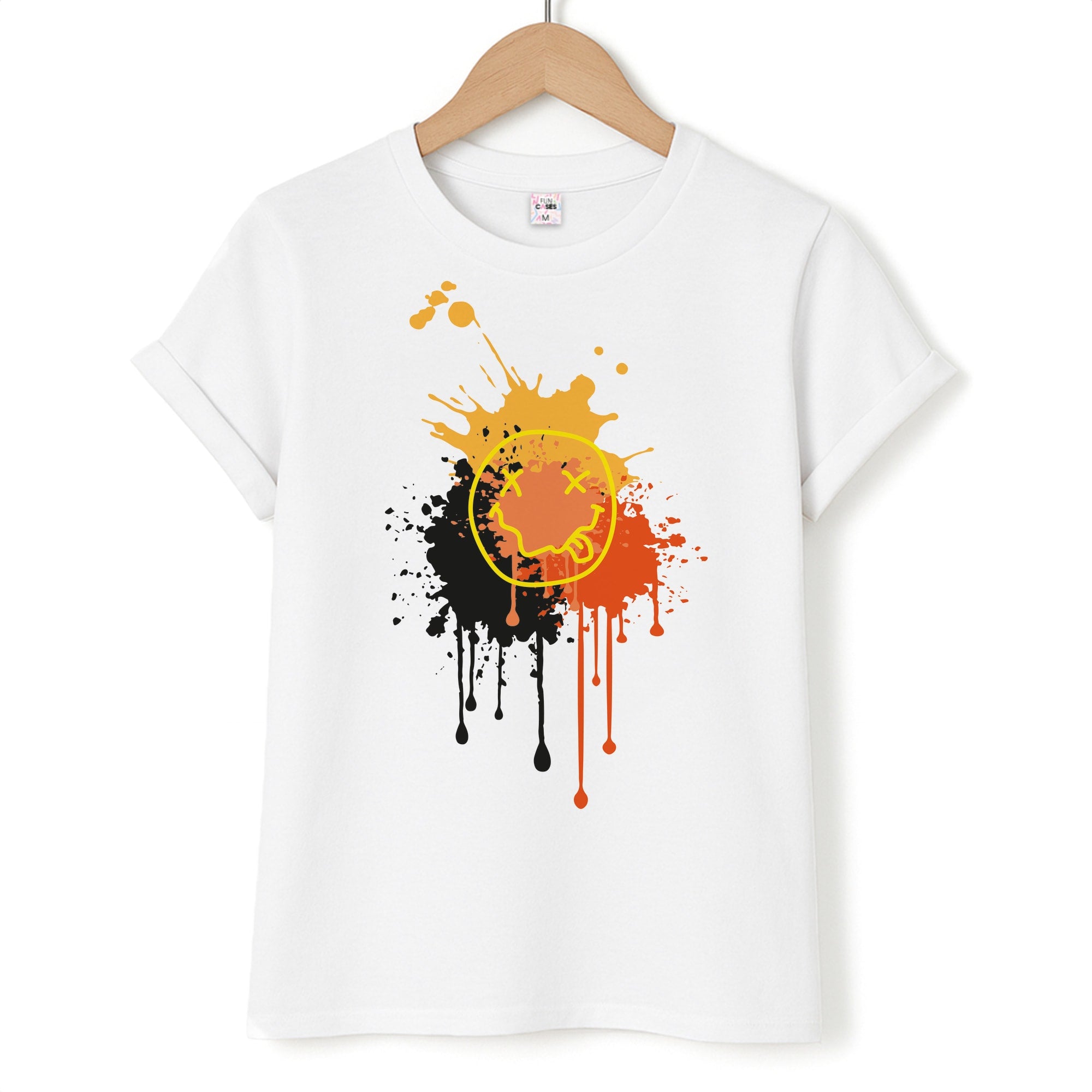 Orange Graffiti - Skate Aesthetic  T-Shirt