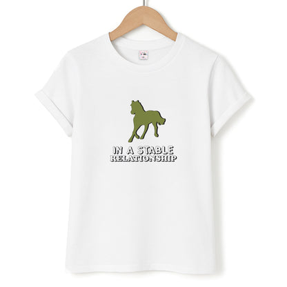 In A Stable Relationship - Horses Unisex T-Shirt