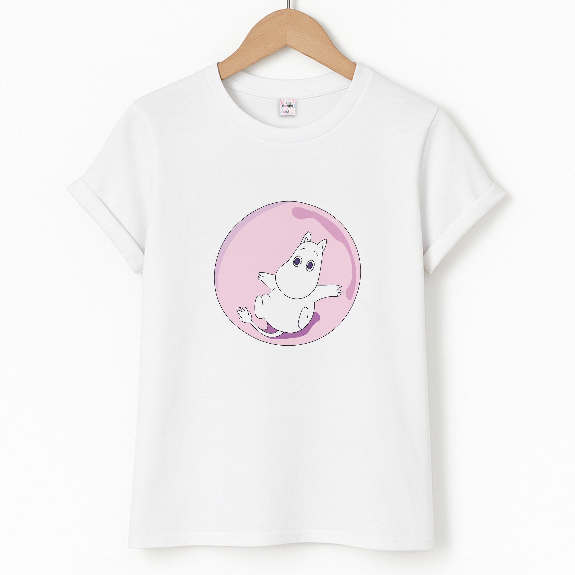 Moomin In A Pink Bubble  T-Shirt