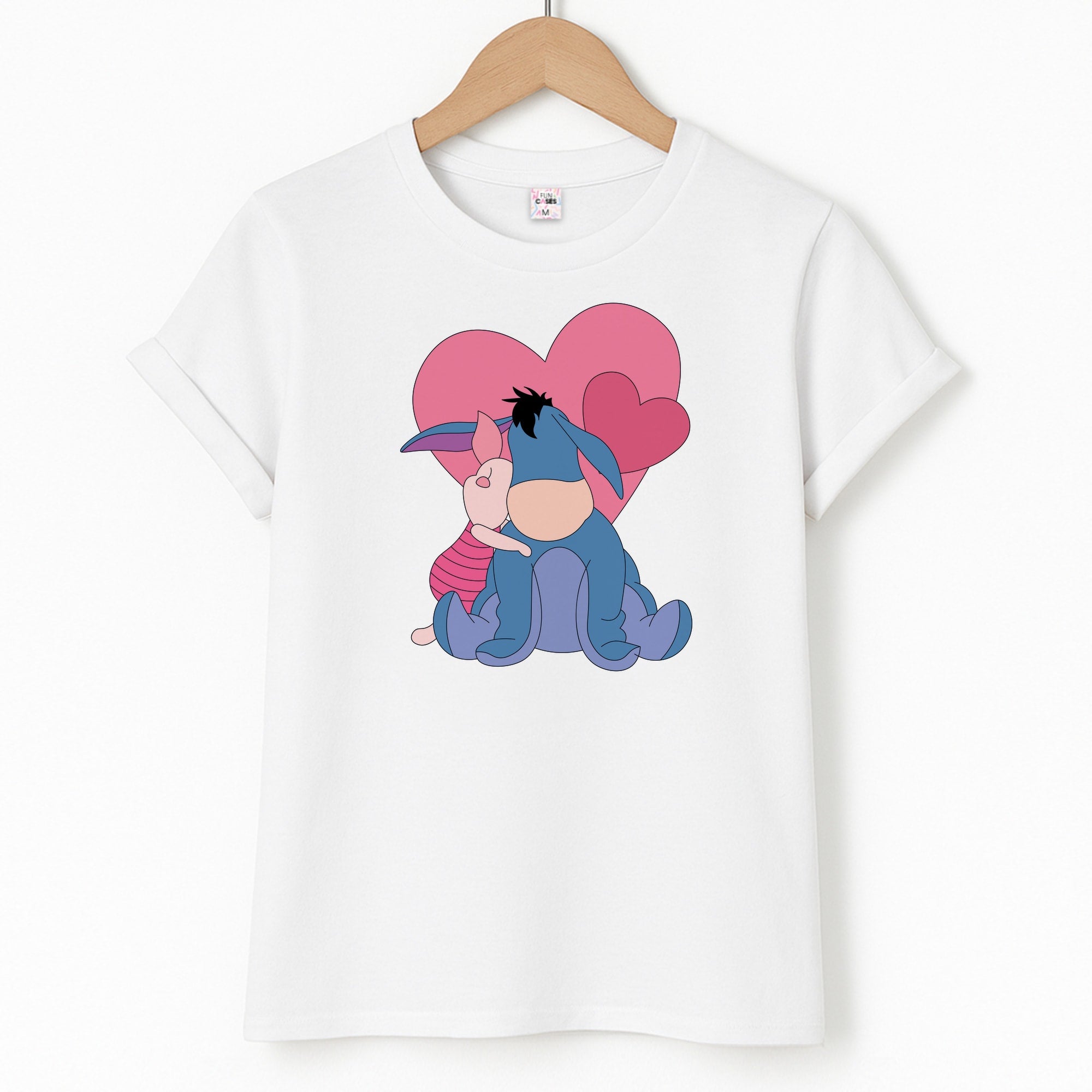 Donkey and Pig Valentine's T-Shirt