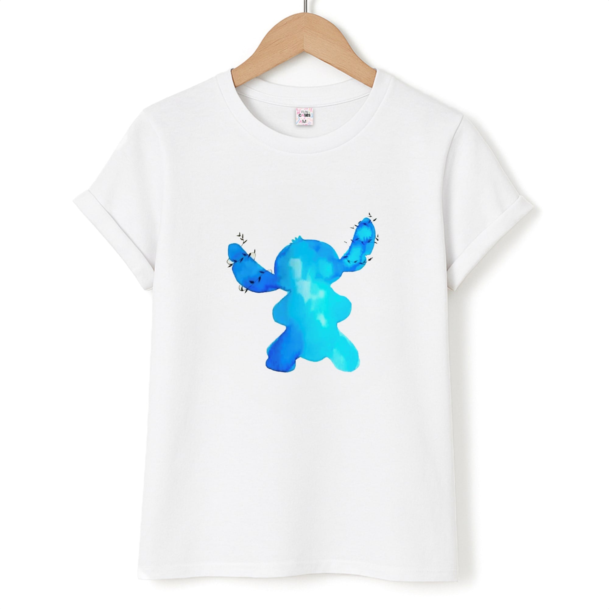 Watercolour Blue Alien Disney Unisex T-Shirt