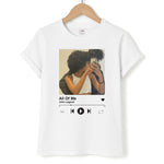 Album Cover - Personalised Couples Unisex T-Shirt