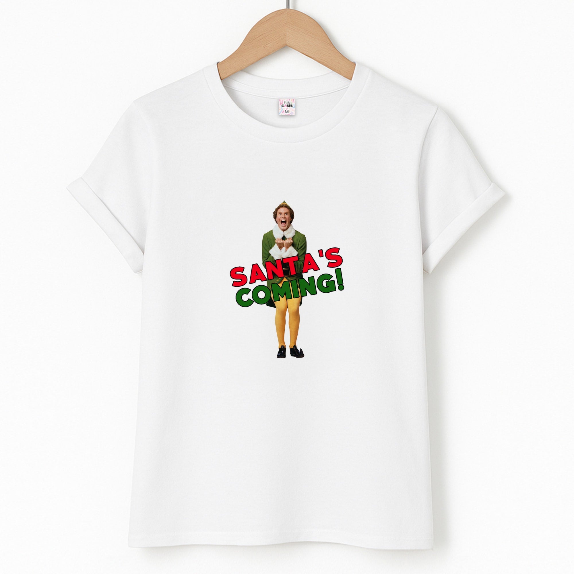 Buddy The Elf - Santa's Coming! T-Shirt