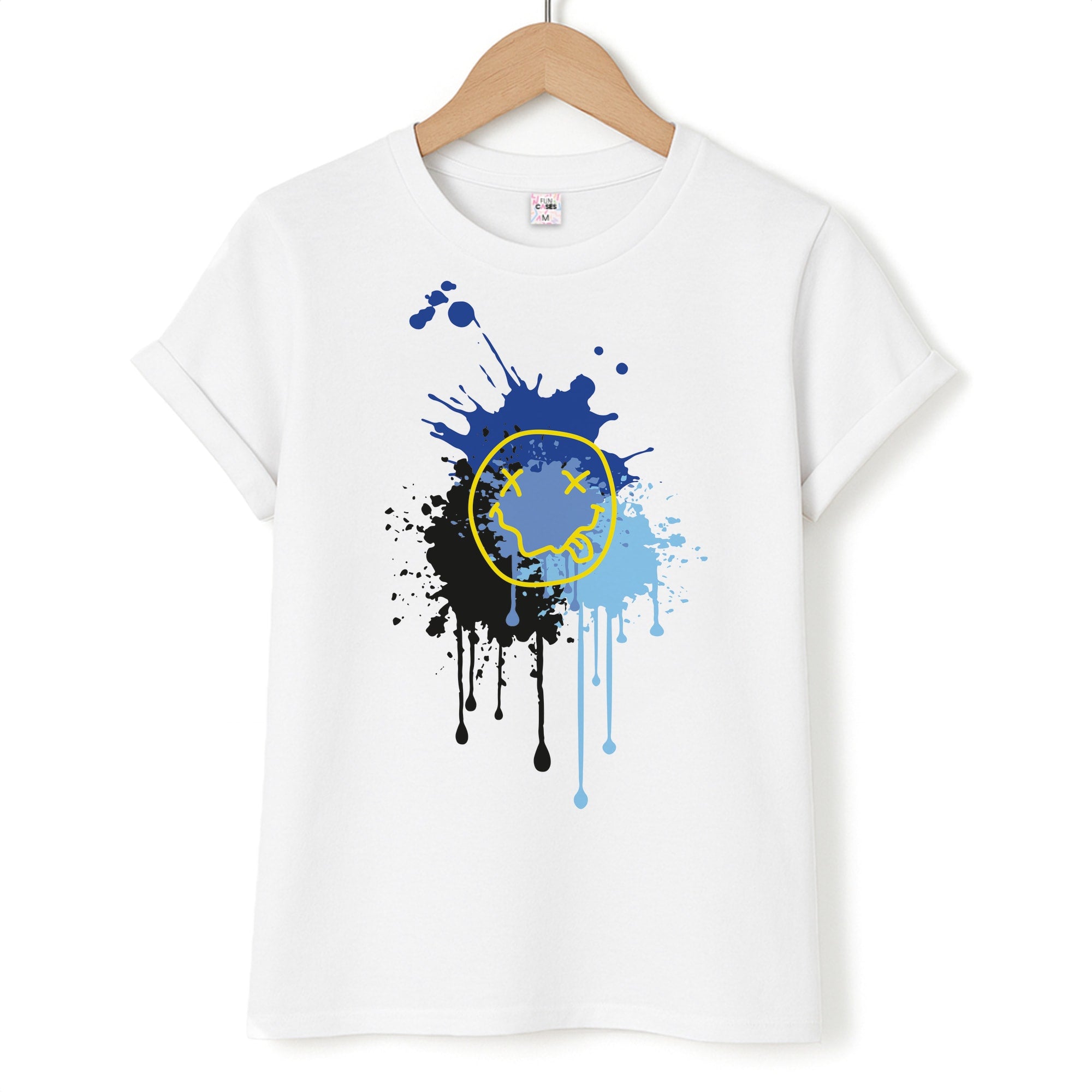 Blue Graffiti - Skate Aesthetic  Unisex T-Shirt