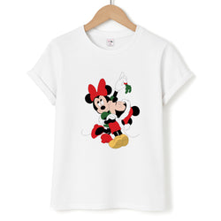 Mistletoe Fairytale Mice - Christmas Unisex T-Shirt