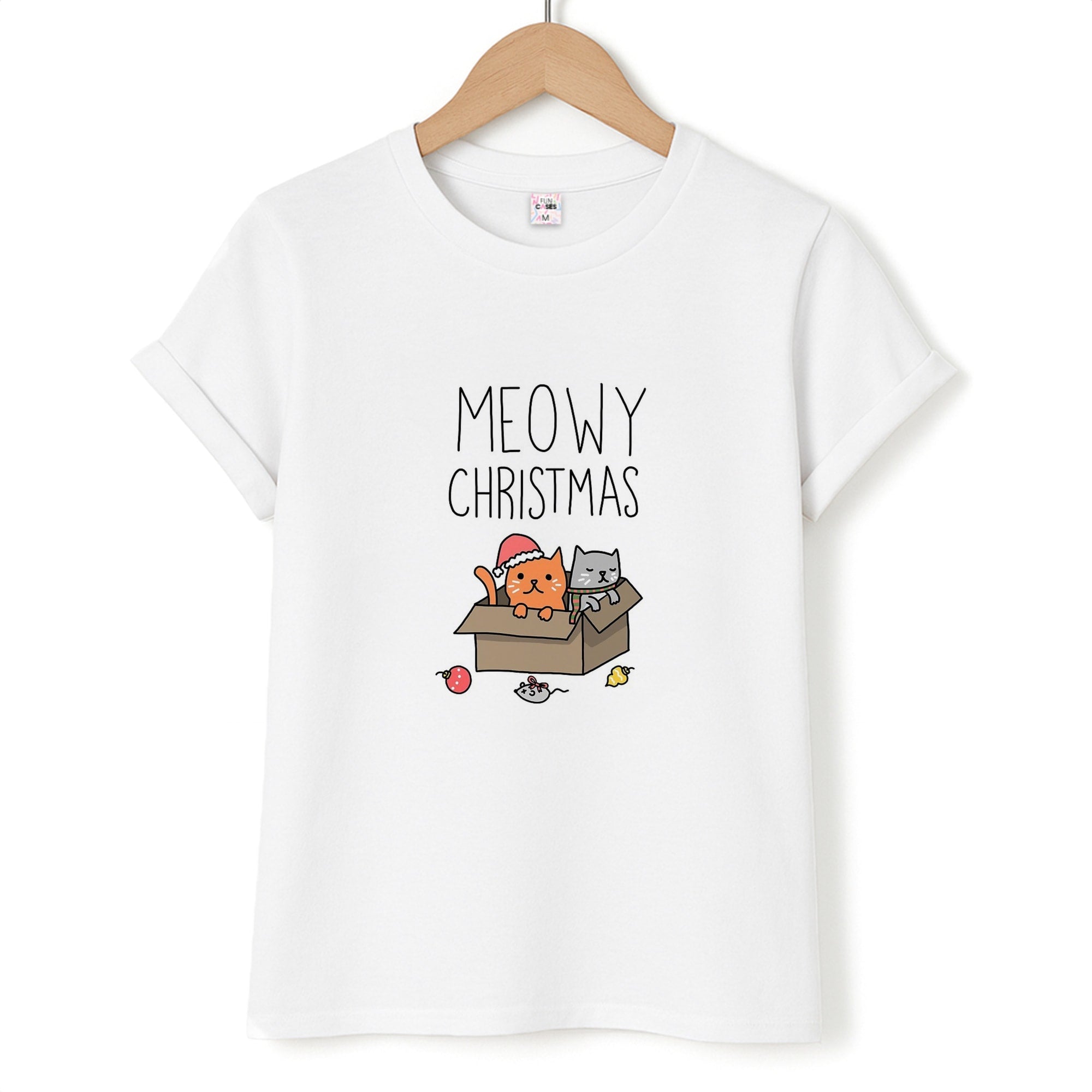 Meowy Christmas Unisex T-Shirt