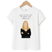You're Not Even Worth The Calories I Burn Talking To You - VD T-Shirt 1