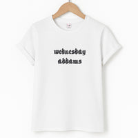 Wednesday Typogrophy T-Shirt