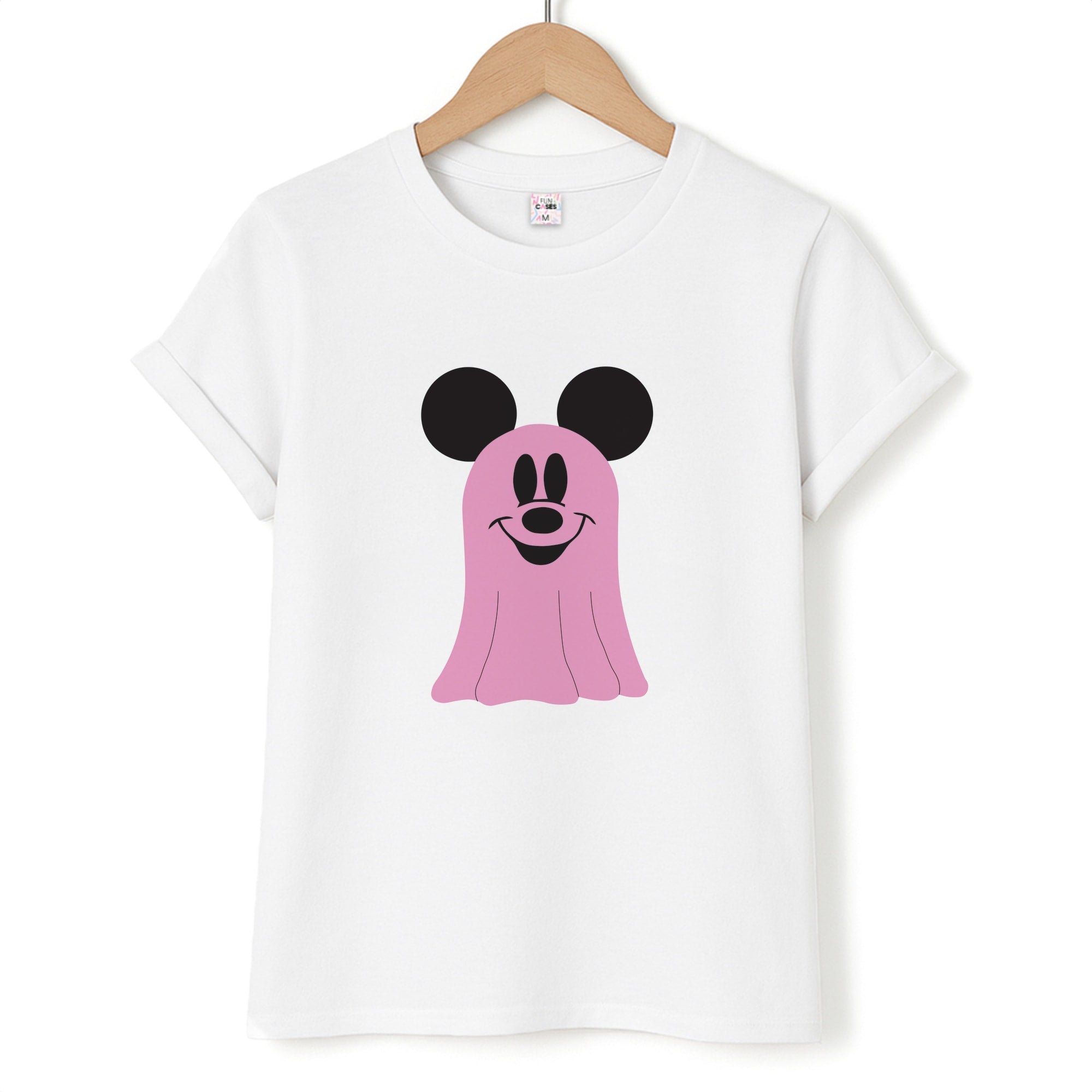 Mouse Ghost Pattern Halloween Unisex T-Shirt