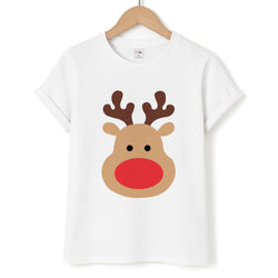 Rudolph Face - Christmas Unisex T-Shirt